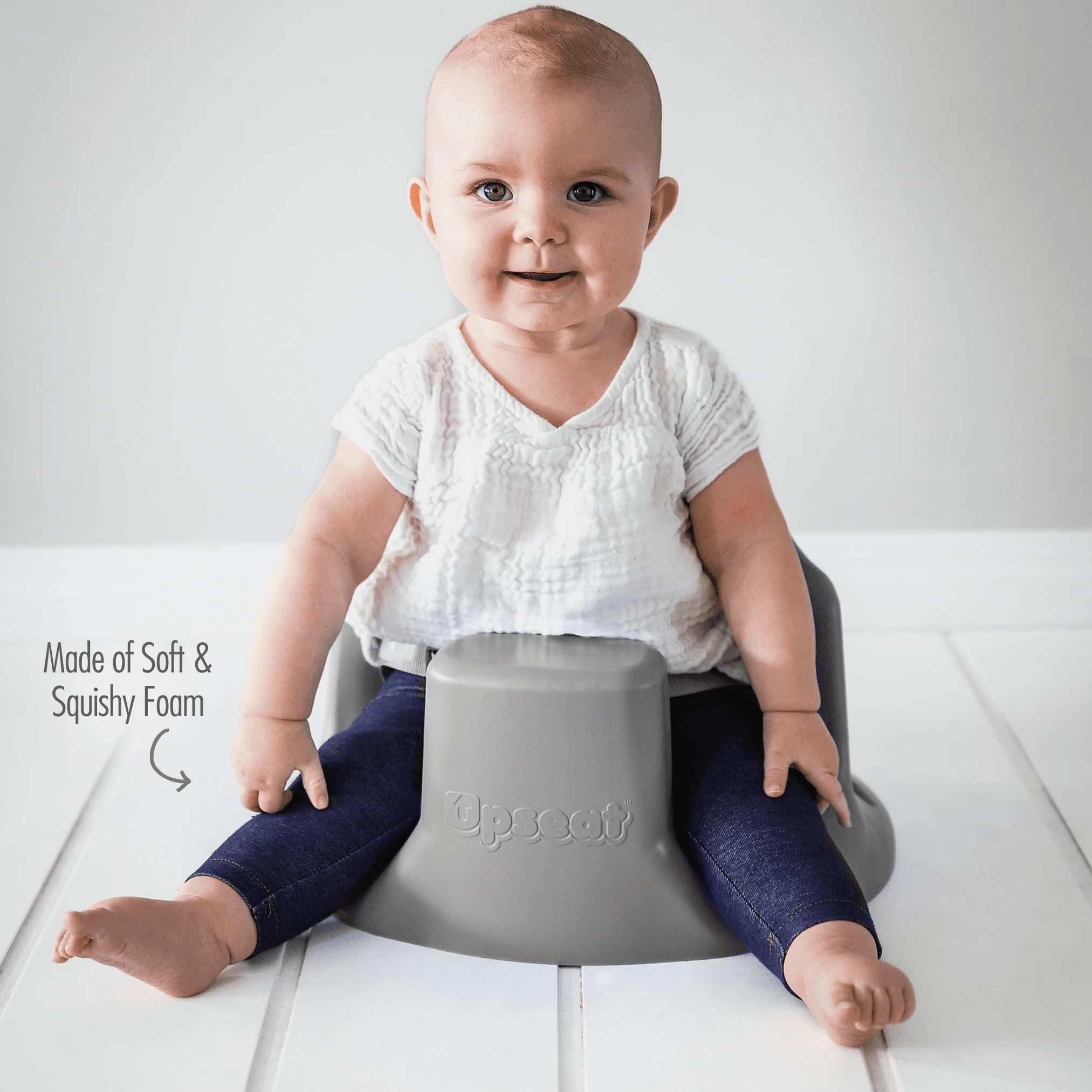 Upseat Baby Floor & Booster Seat with Tray - Image 4